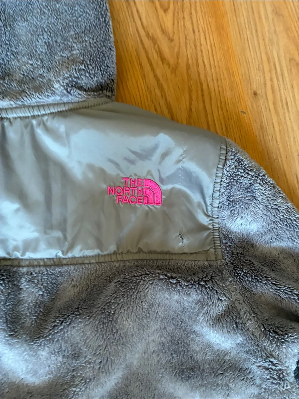 The North Face soft gray